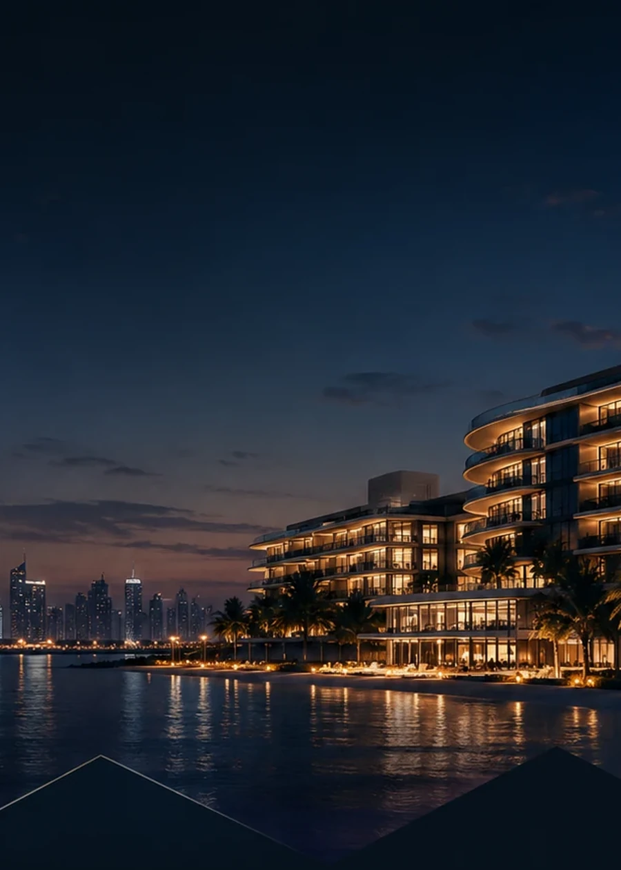 Beachfront resort