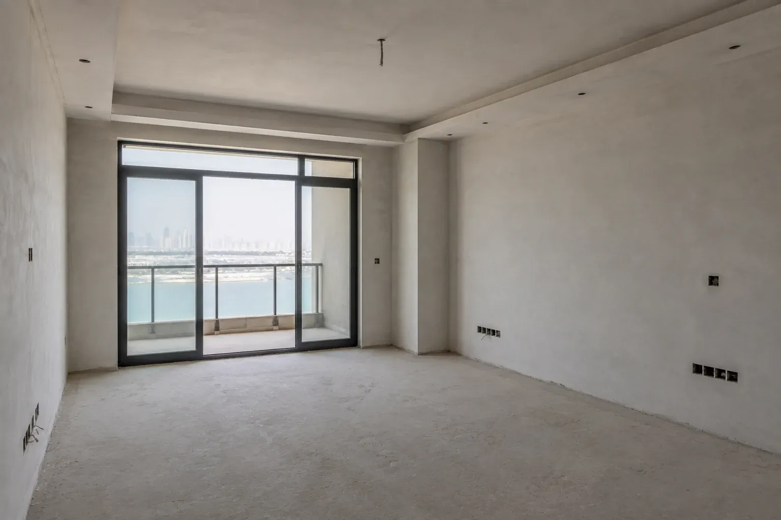 Interior floor before SPC flooring installation